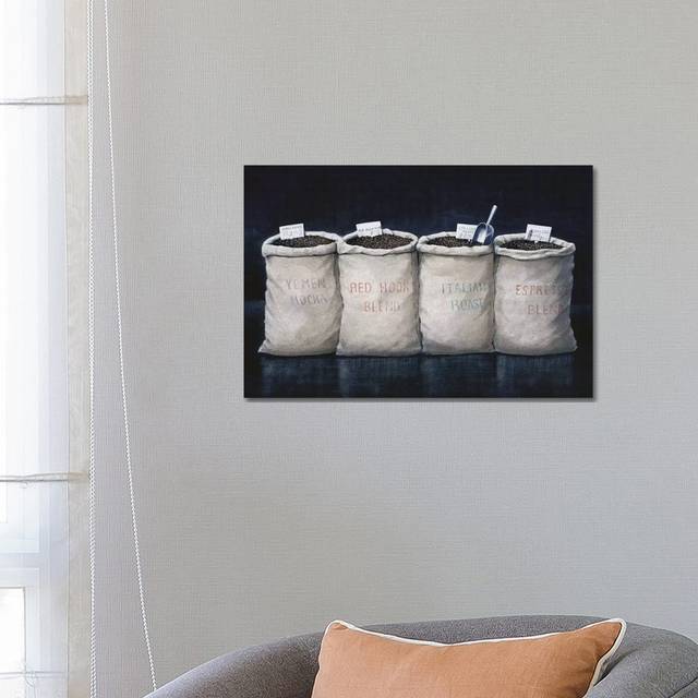Coffee Sacks by Lincoln Seligman - Wrapped Canvas Painting (45.72cm H x 66.04cm W x 1.905cm D)