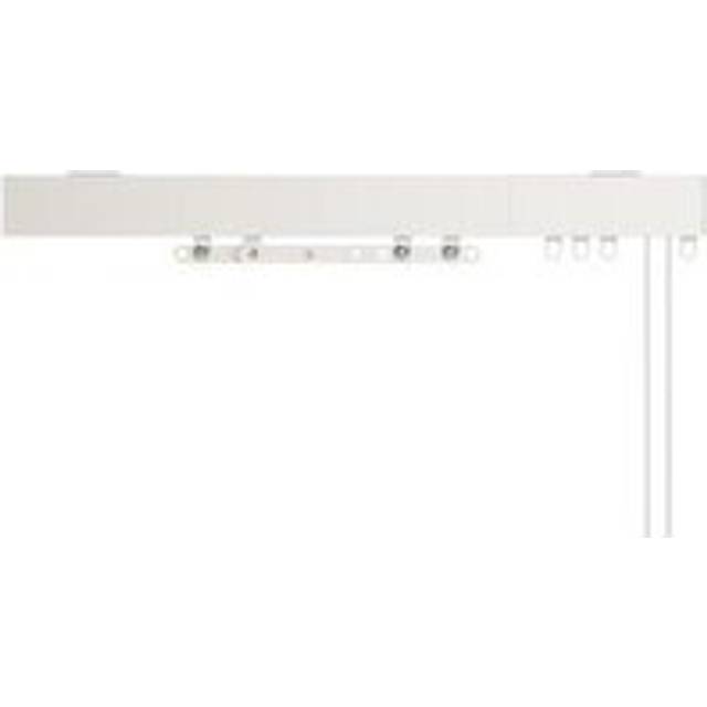 White Corded Contour Curtain Track - 350cm
