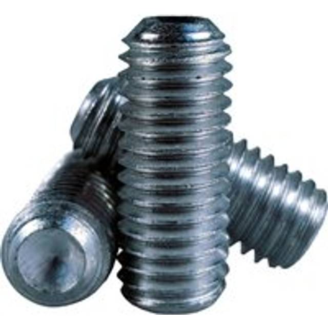 Sirius Socket Set Plain Cup Point Grub Screws Zinc Plated M3 3mm Pack of 1