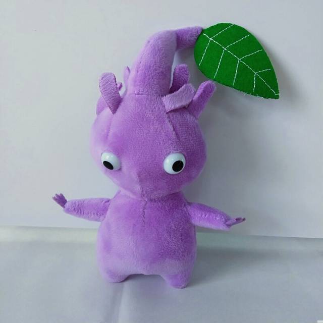 (Purple-Leaf) Pikmin 4 Plush Toy  Ice Pikmin Aoqi Plush Soft Toys