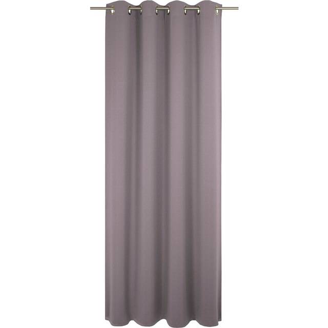 Pearce Eyelet Single Curtain, opaque - Purple (145cm Width x 132cm Drop)