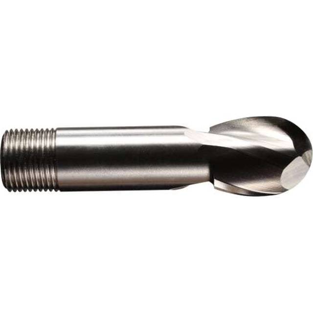 Presto 1/8"X1/4" 2 Flute HSS Screw Shank Ball Nose Short Series Slot Drill (BS 1