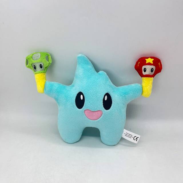 (Star) Super Mario Cat Mario Soft Doll Toys lumalee  plush Toy Gifts