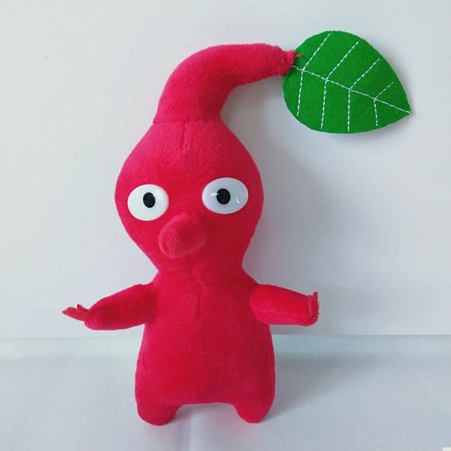 (Red-Leaf) Pikmin 4 Plush Toy  Ice Pikmin Aoqi Plush Soft Toys