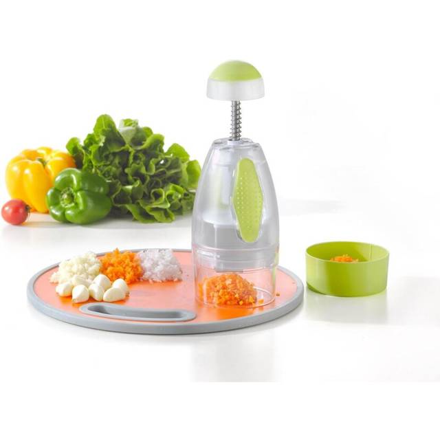Vinsani healthy eating salad vegetable mini manual hand press food onion chopper