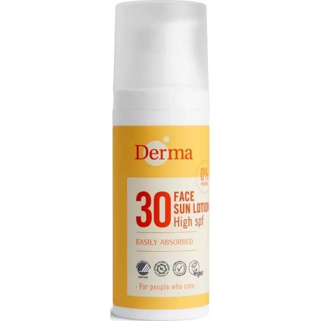 Derma Face Sun Lotion SPF30 50ml - Bedste ansigtssolcreme - Dinskønhed.dk