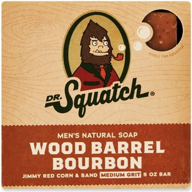 Dr. Squatch Natural Soap Bar Wood Barrel Bourbon 141.7g