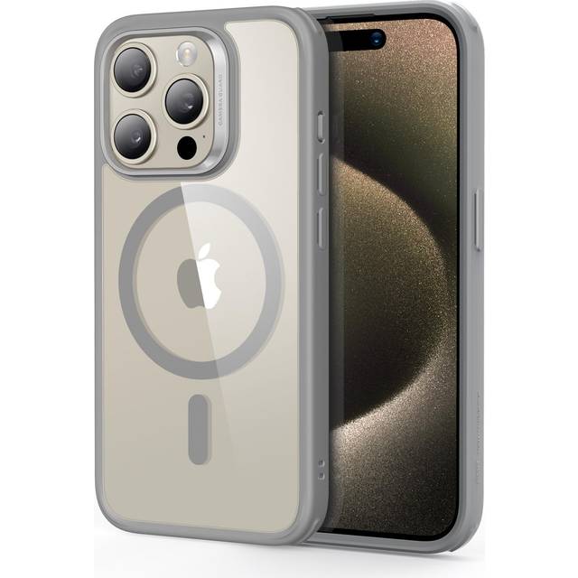 for iPhone 15 Pro Case, Compatible with MagSafe, Military-Grade Protection, Yellowing Resistant, Scratch-Resistant Back,