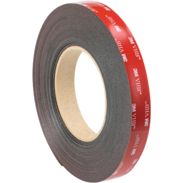 5962F/IPS (4 Stück) - Adhesive tape 19mm black 5962F/IPS