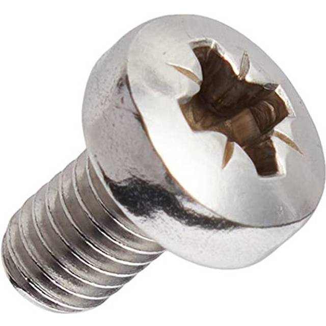 Machine Screws/Bolts A2 Stainless Steel Pozi Pan Head Mch Screw M6 6mm x 12mm (Pack of 10)