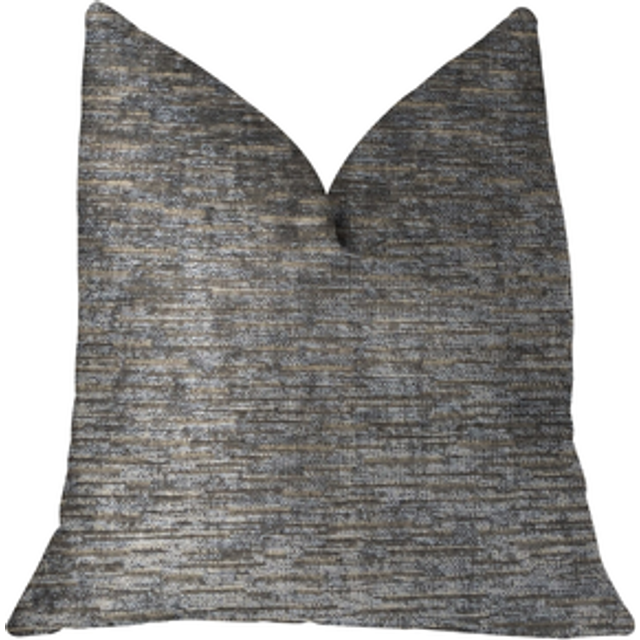 Plutus PBKR1938-2036-DP Drizziling Mist Gray Luxury Throw Pillow, 20 x 36 in. King