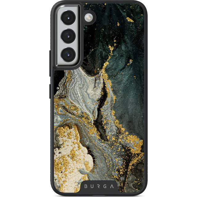 Northern Lights - Marble Samsung Galaxy S22 Plus Case, Elite Dark / Gunmetal
