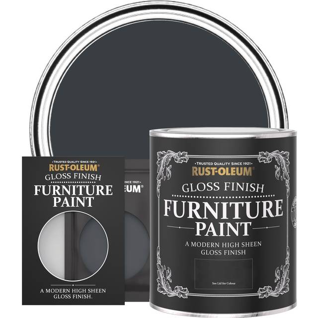 Rust-Oleum Gloss Furniture Paint - ANTHRACITE (RAL 7016) - 10ml - Grey