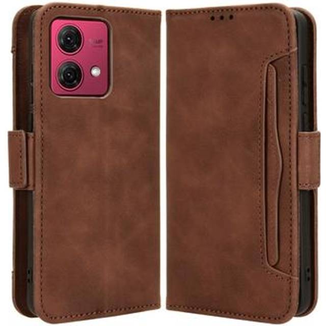 Motorola Moto G84 Plånboksfodral med Korthållare - Brun