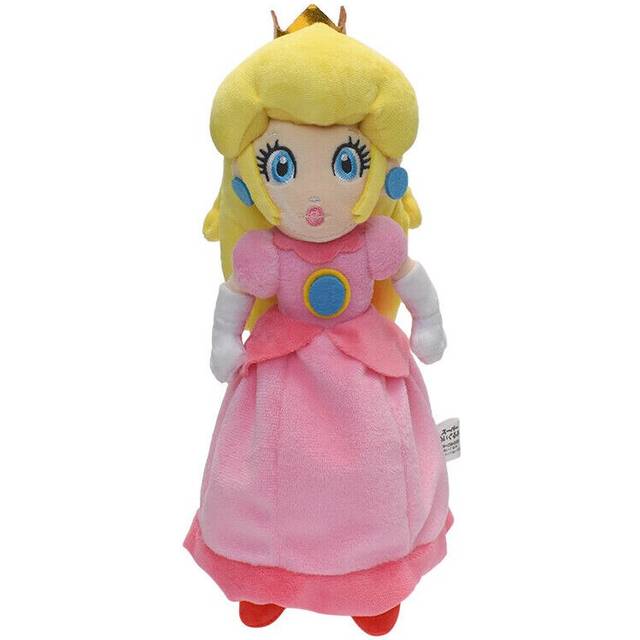 (  Princess Peach) Super Mario Bros Plush Toys Soft Stuffed Doll Animals Kids Birthday Xmas Gifts