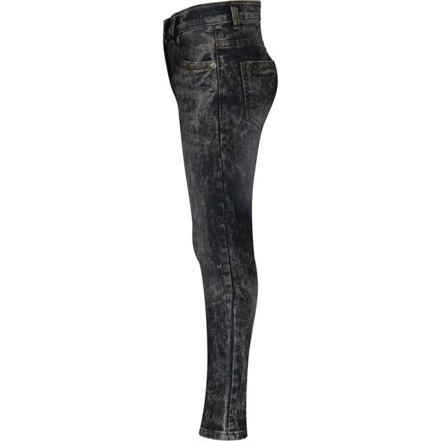 (13-14 Years, Tie Dye Black) Kids Boys Skinny Jeans Designer Denim Stretchy Pants Fit Trouser New Age 5-13 Yr