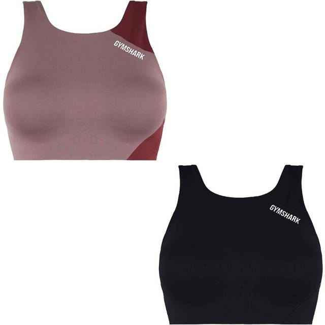 Gymshark Euphoria Womens Rose Taupe Sports Bra Nylon - Size X-Small