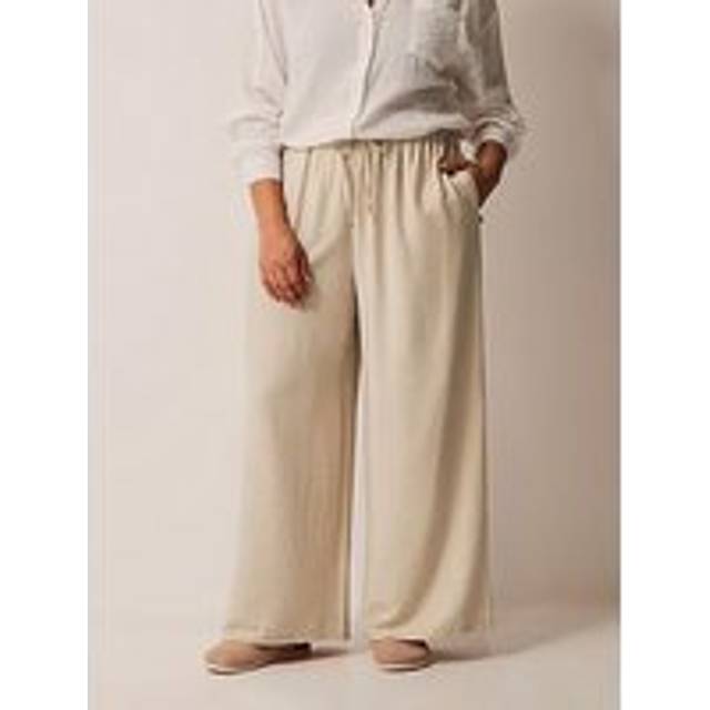 Evans curve wide leg trousers