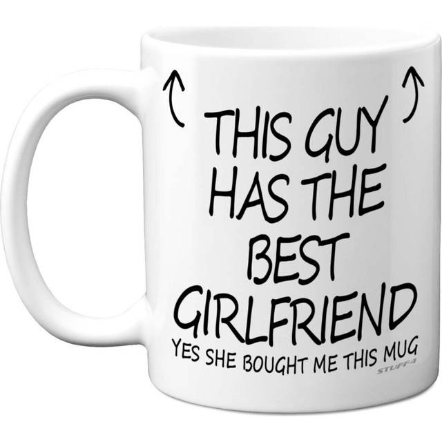 This Guy Has The Best Girlfriend Mug Anniversary Boyfriend Birthday Valentines 11oz Dishwasher Microwave Safe Coffee Tea Cup
