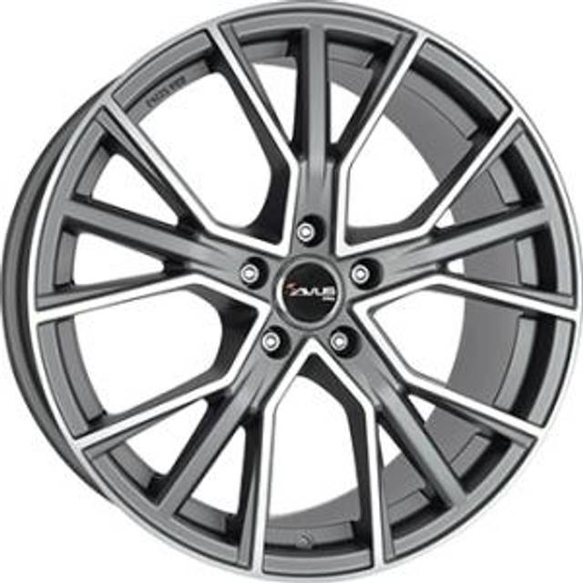 Avus AF18 Matt Anthracite / Polished 8,5X20 5/112 ET45 CB66,4