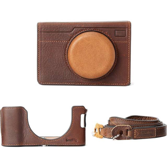 SmallRig X100VI Leather Case Kit for FUJIFILM X100VI, Including Leather Half Case, Flip Case Cover - Leather Case 4558