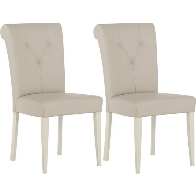 Snider Extendable Dining Set - Ivory (77cm H x 140cm W x 90cm D)