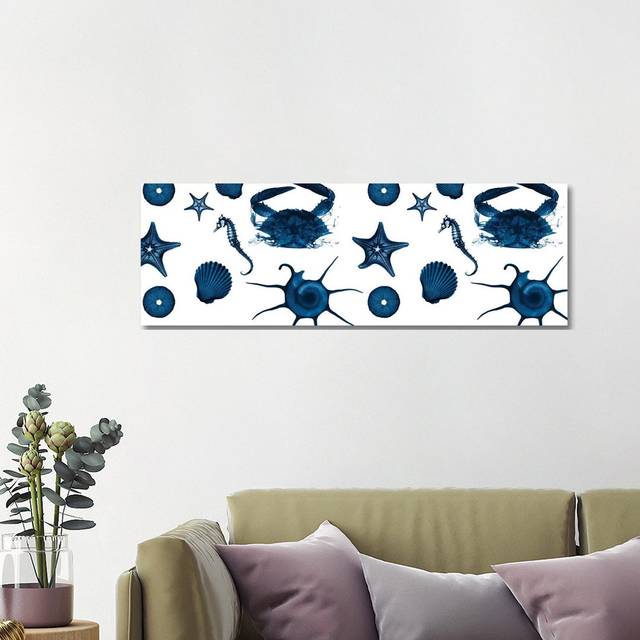 Revolving Sea II by Albert Koetsier - Wrapped Canvas Panoramic Graphic Art (121.92 cm H x 40.64 cm W x 1.91 cm D)