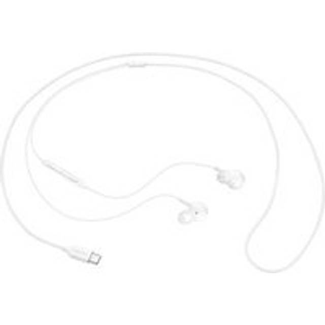 Samsung EO-IC100BWEGEU B-ware (skadad/felande förpackning) In Ear hörlurar Sladd Stereo Vit Volymkontroll, Mikrofonljudavstängning