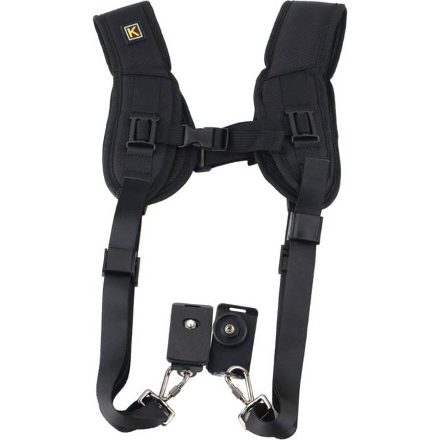Double Dual Shoulder Neck Strap Sling Belt For Digital SLR DSLR Camera