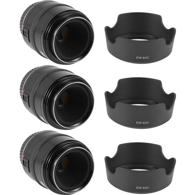 3X Lens Hood Camera Lens Hood EW-63C EW63C for EF-S 18-55mm F / 3.5-5.6 IS
