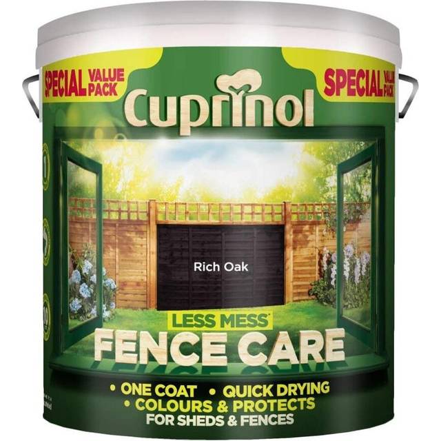 Cuprinol Less Mess Fence Care 6L Rich Oak
