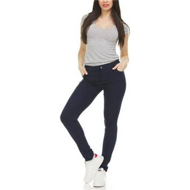 DDI 2368995 Girls Super Stretch Skinny Leg Pants, Navy - Size 16 - Pack of 24