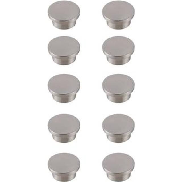 "Trovon 1.6"""""""" Diameter Brushed Nickel  Oversize Round Knob Multipack (S"