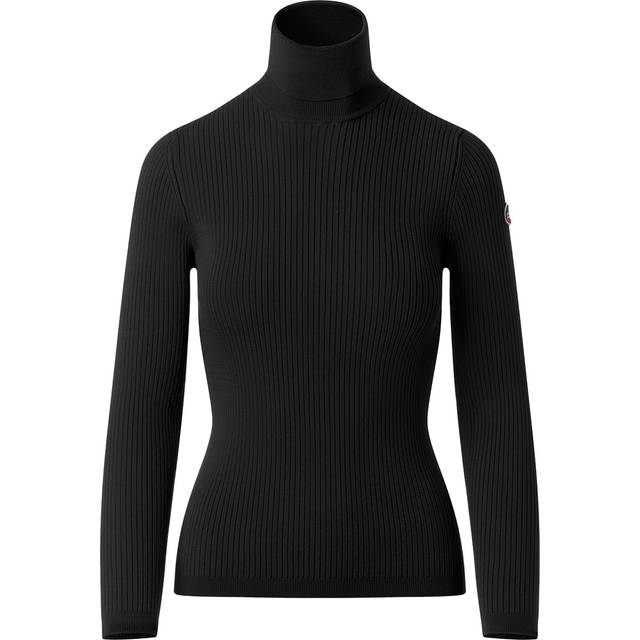 Fusalp, Stickade tröjor & koftor, Dam, XS, Läder, Ancelle Sweater - black (XS)
