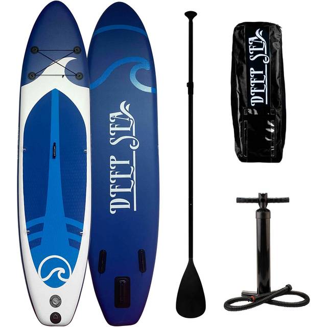 Deep Sea SUP-brädset XXL 330cm, Blå-Vit
