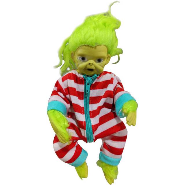 (F) Grinch Dolls Cute Christmas Stuffed Plush Toy Xmas Gifts for Kids Home Decor