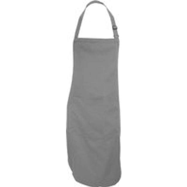 (One Size, Storm Grey) Dennys Adults Unisex Catering Bib Apron With Pocket (Pack of 2)