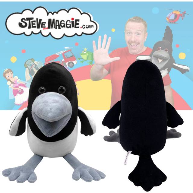 Steve And Maggie Magpie Plush Toy Stuffed Animal Doll Pillow Kid Gift Home Decor