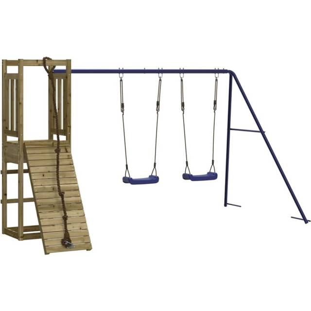 vidaXL Outdoor Playset Impregnated Wood Pine - Brown