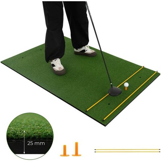 5X3 FT Golf Hitting Mat Standard Real Feel Golf Practice Mat Artificial Turf Mat