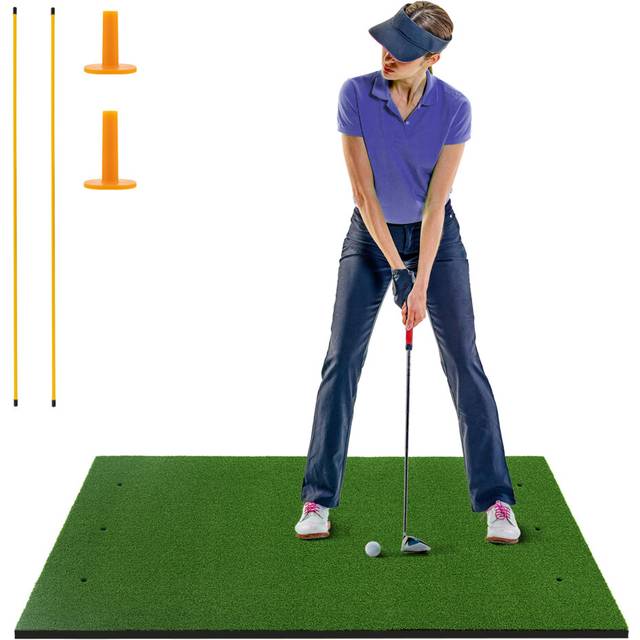 5X3 FT Golf Hitting Mat Standard Real Feel Golf Practice Mat Artificial Turf Mat