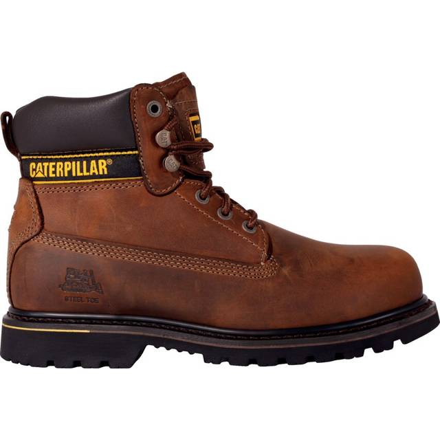 CAT 7041 Holton/T Mens Brown Safety Boots - Size 12