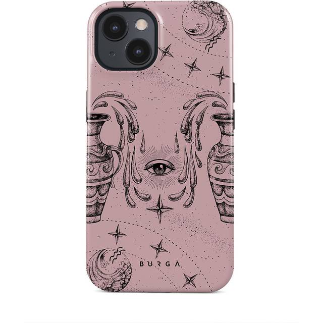 Aquarius - iPhone 14 Case, Tough (MagSafe) / N/A / Pink