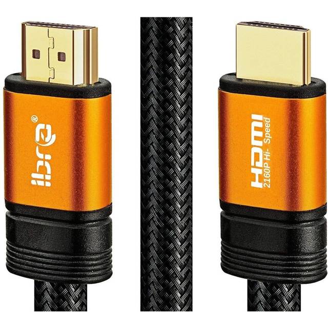 4K HDMI Cable 4M HDMI Lead - Ultra High-Speed 18Gbps HDMI 2.0b Cord 4K@60Hz Support Fire TV, Ethernet, Audio Return, Video UHD 2160p, HD 1080p, 3D,