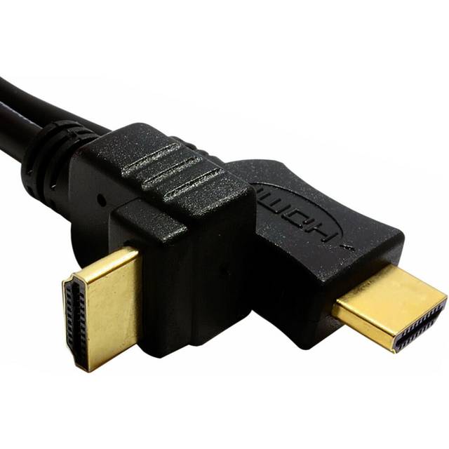 5m High Speed Hdmi Cable Right Angled 270 Degree To Straight Connector Lead