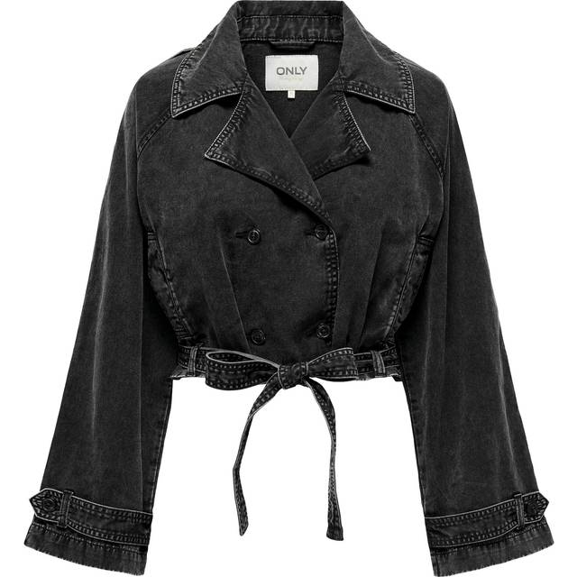 Black Cotton Jackets & Coat - IT44|L