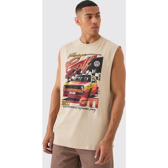 Oversized Volkswagen License vest - Beige - L