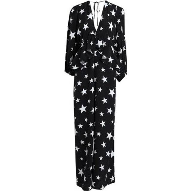 Topshop Woman Jumpsuit Black Size 4 Viscose