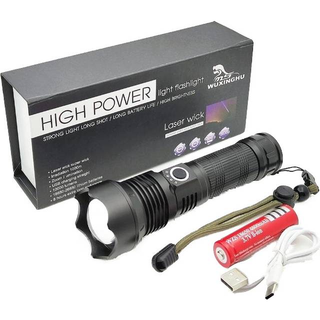 outdoor waterproof white laser flashlight
