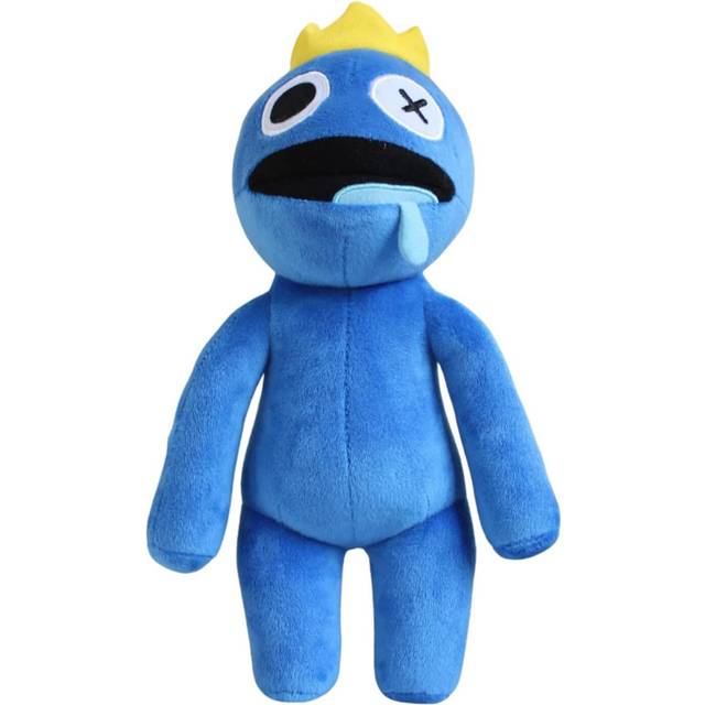 Rainbow Friends Plush Toy New Game Cute Plush Doll Halloween Thanksgiving and Game Lovers Best Gifts for Boys and Girls (Blue)